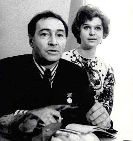 Вячеслав Тихонов и вторая жена Тамара Ивановна