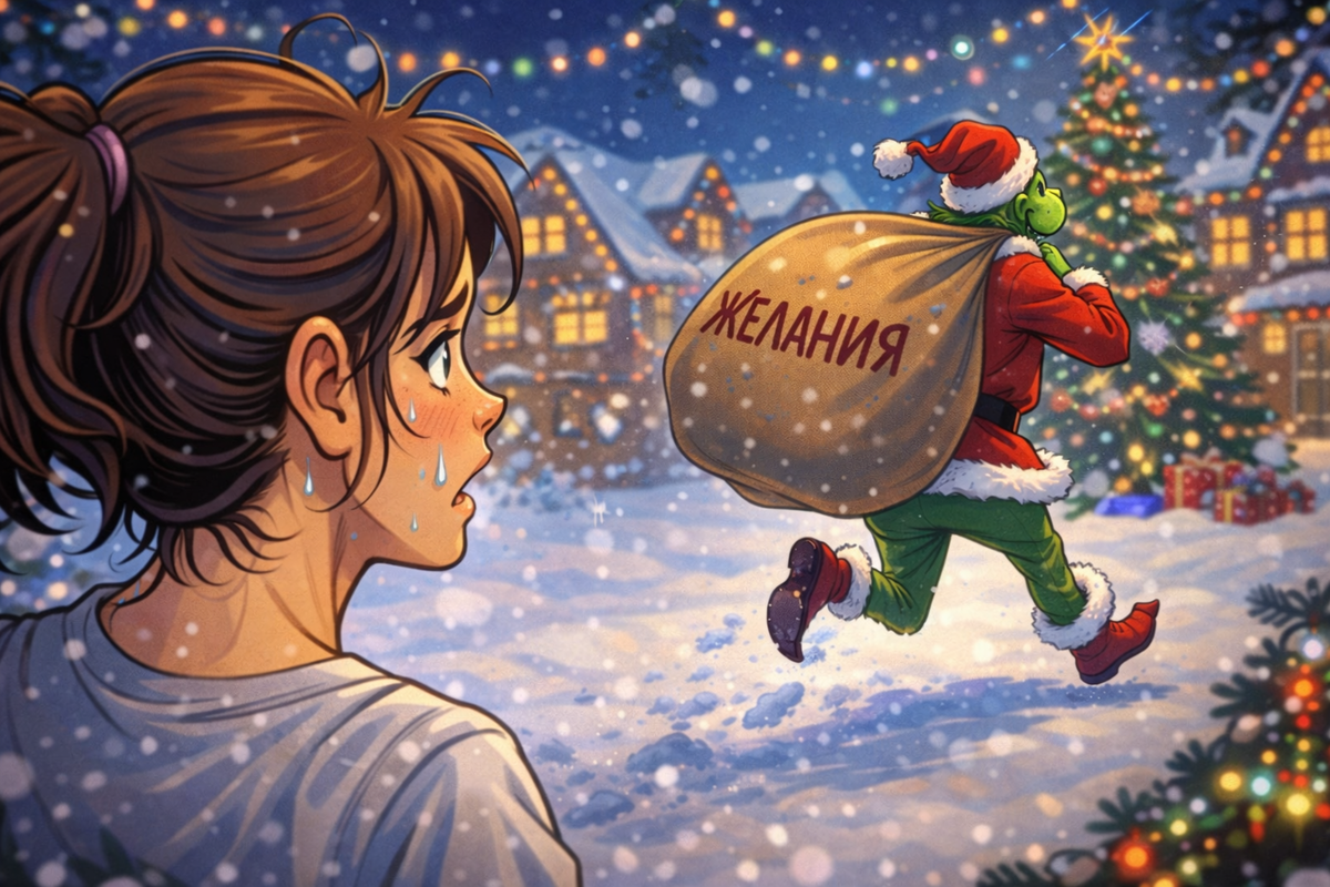 Гринч не виноват. Желание не крадут - их отключают.