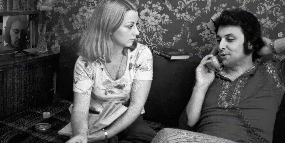 Вячеслав Добрынин и его первая жена (1979) 