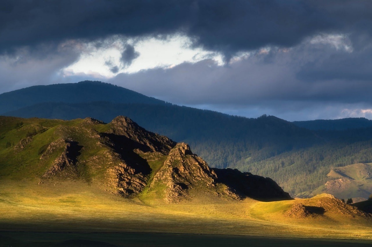 Горный Алтай, Усть Канская степь 