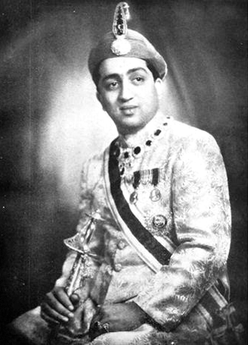 Второй муж Ситы Деви - махараджа Пратап Сингх Рао Геквада