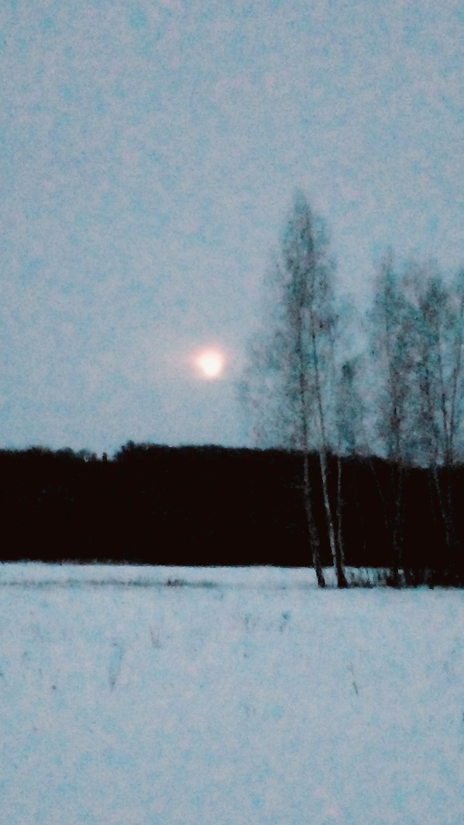 Вчерашнее полнолуние