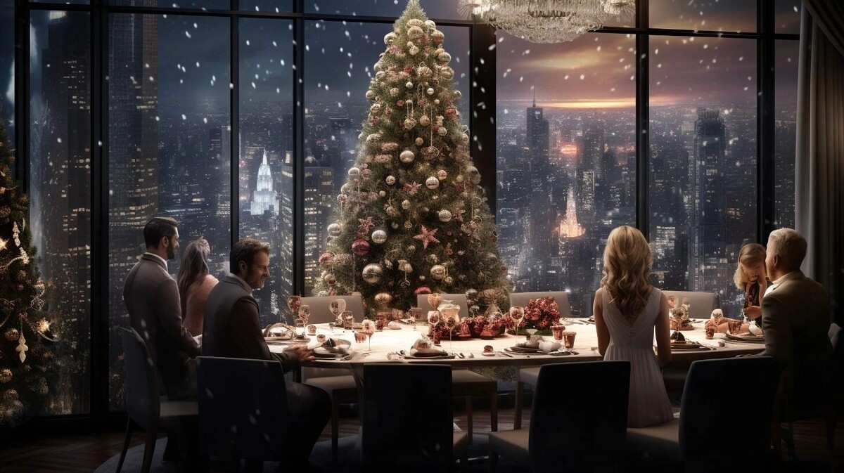    Теплая атмосфера семейного вечера — одна из главных традиций Рождества   1MI