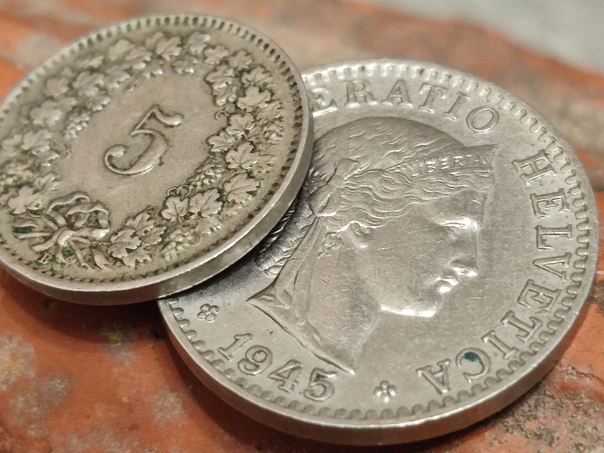 Монеты Швейцарии времён Второй Мировой