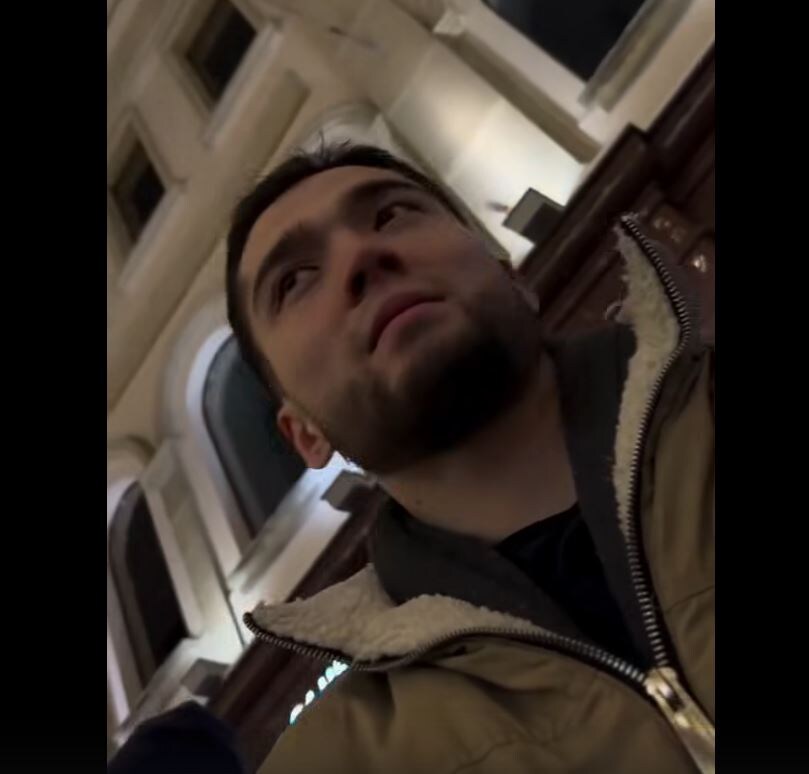 Автор ролика. Кадр видео