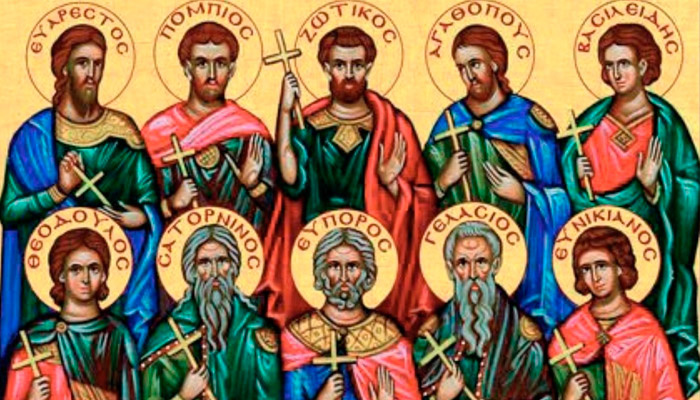 Святые мученики Критские. Фото: azbyka.ru