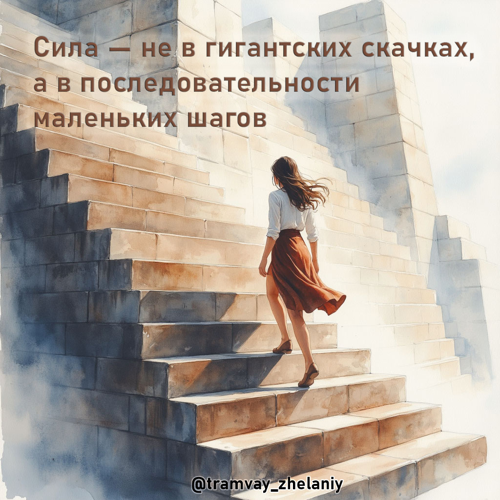 Почему маленькие шаги сильнее одного большого прыжка?