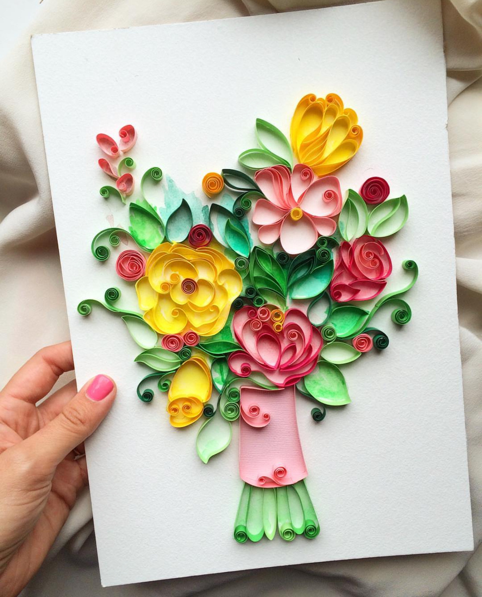 Один из первых букетов