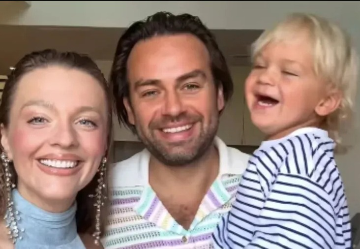 Сергей Косенко/Саша Belair с сыном