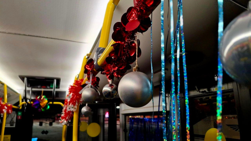    Новогодние троллейбусы ездят по Петрозаводску«Карелавтотранс» / VK