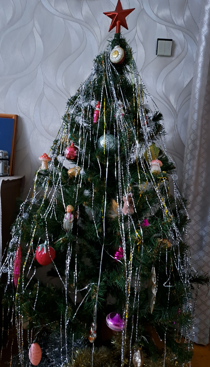 Ёлочка дома.