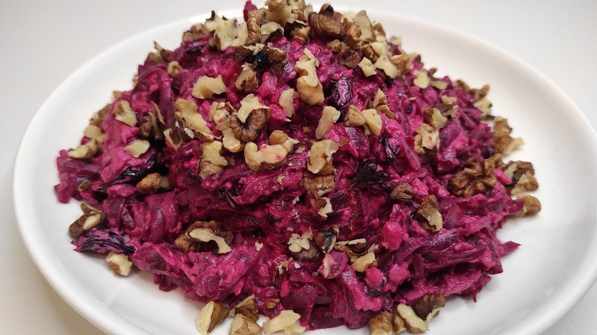 Вариант салата для здоровья печени