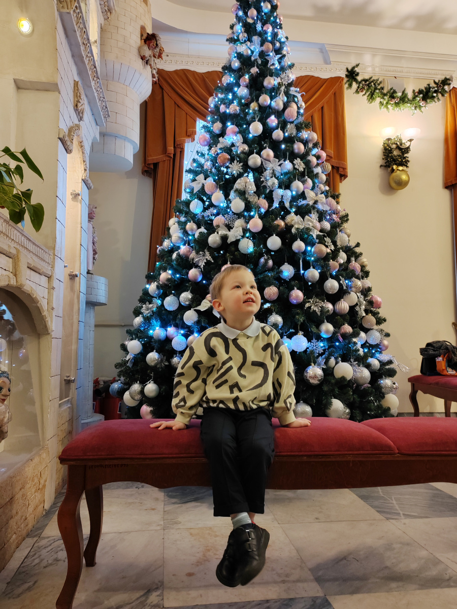 Петя у ёлки 