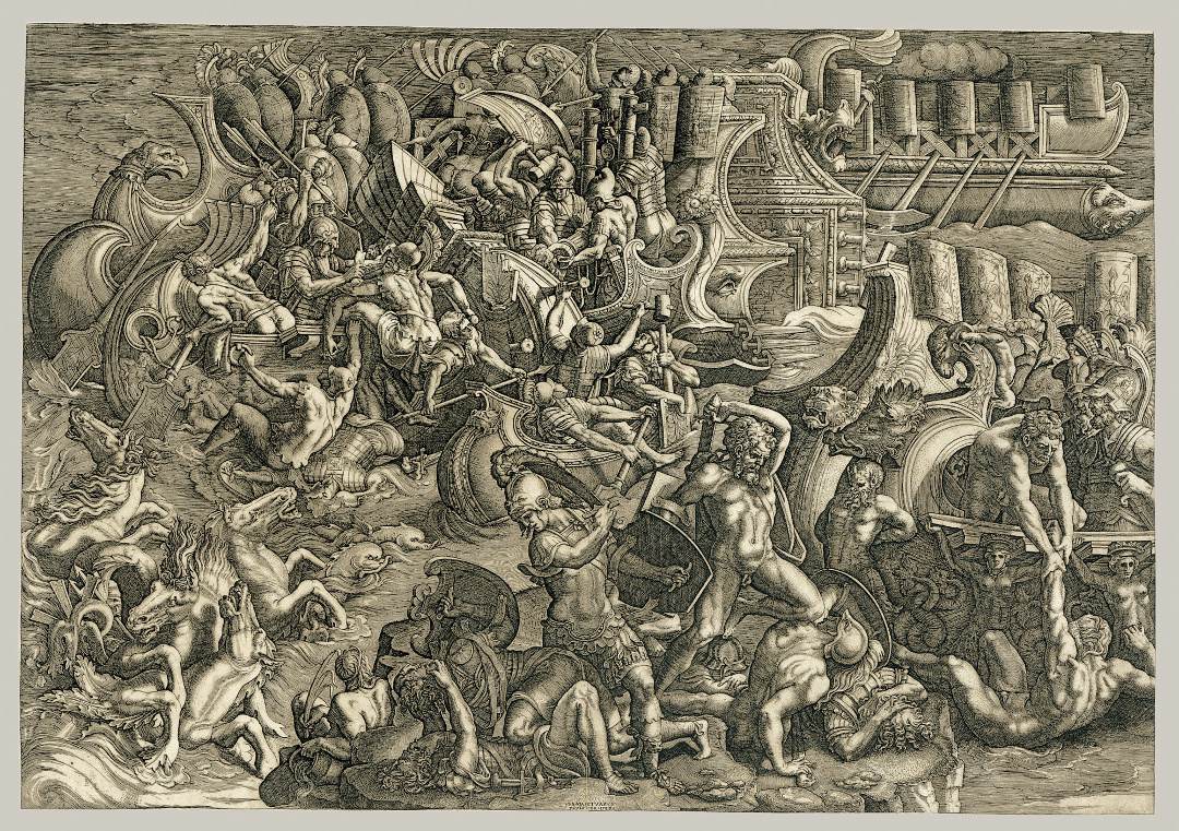 Битва с троянцами.