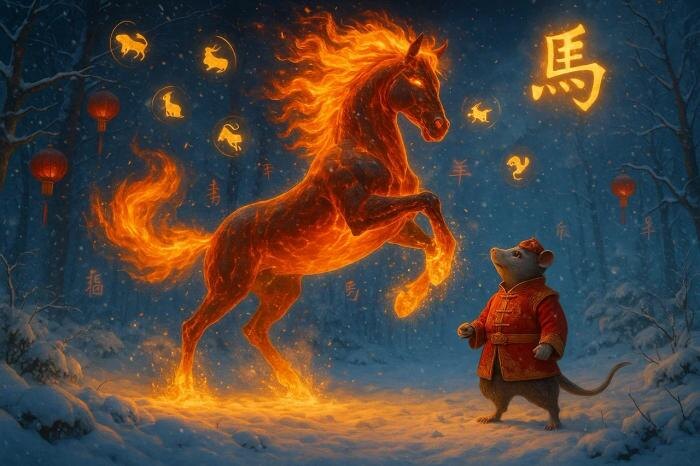 Год Огненной Лошади 2026: опасные знаки китайского зодиака. Фото © Chat GPT