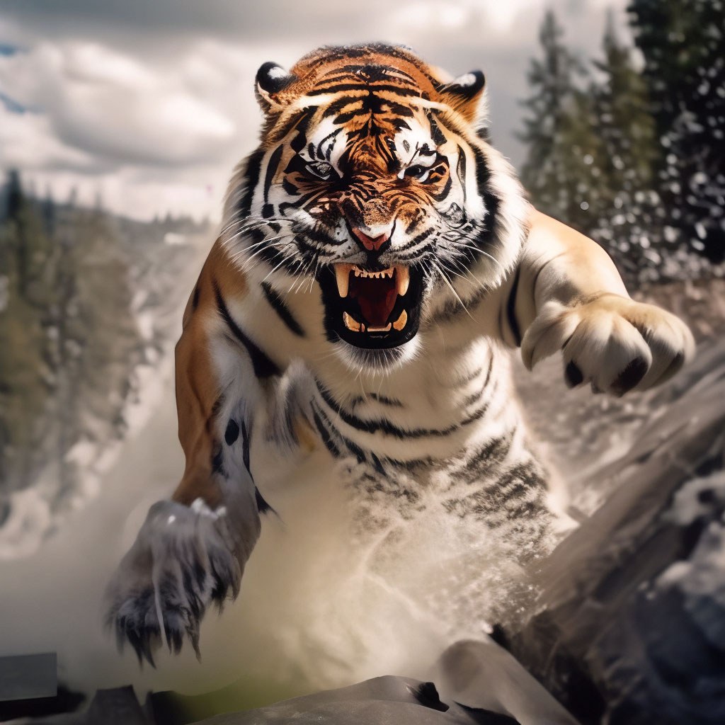 Амурский тигр "напал" на мужчину в Приморье