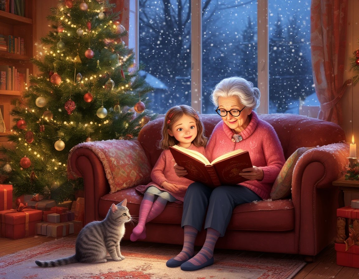 Бабушка и Маша