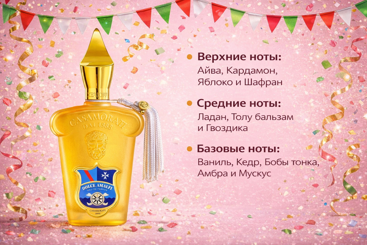 Аромат итальянского праздника - Dolce Amalfi Xerjoff