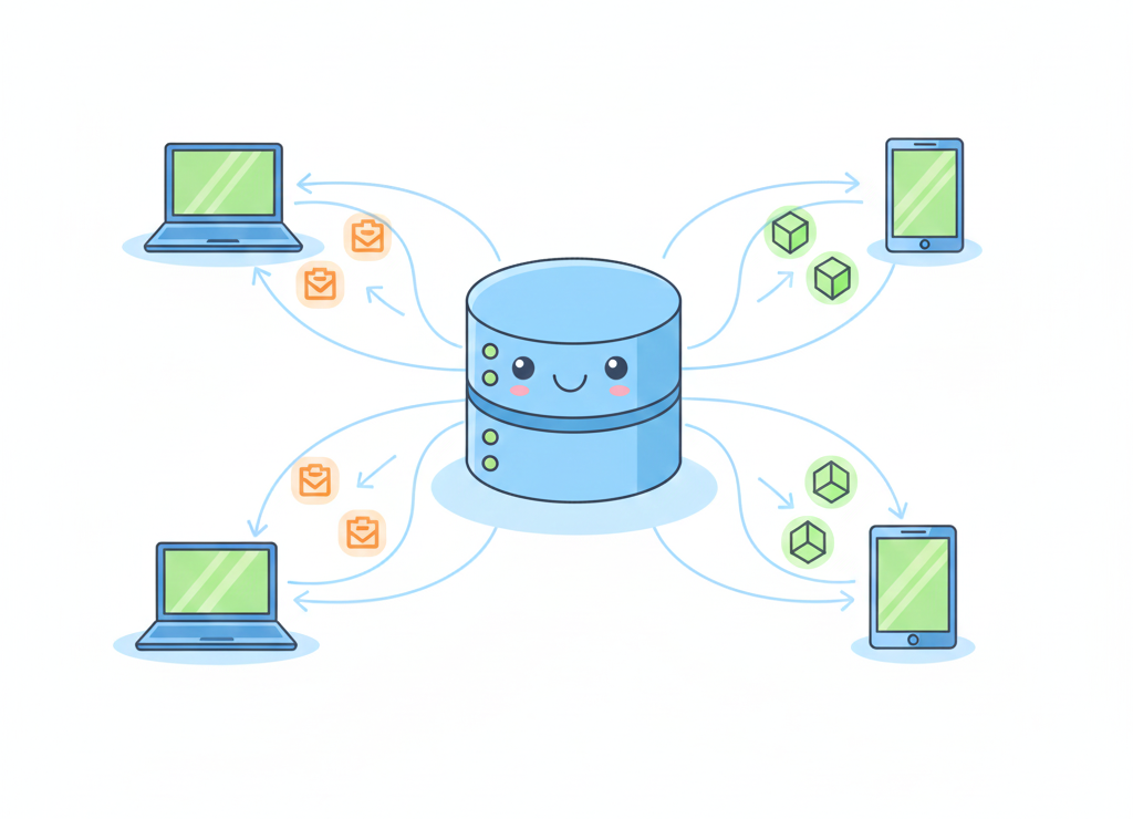 Сеть с выделенным сервером