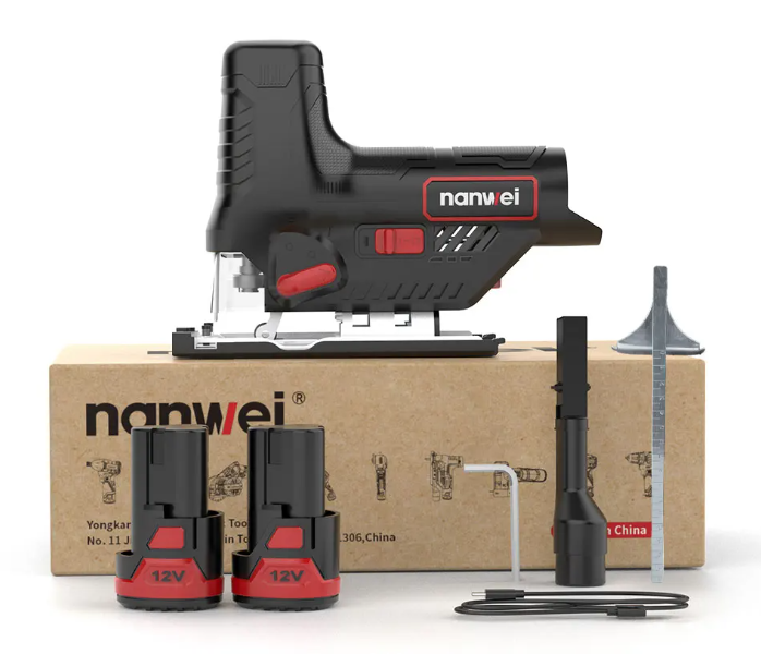 Аккумуляторный мини электролобзик NANWEI 12В