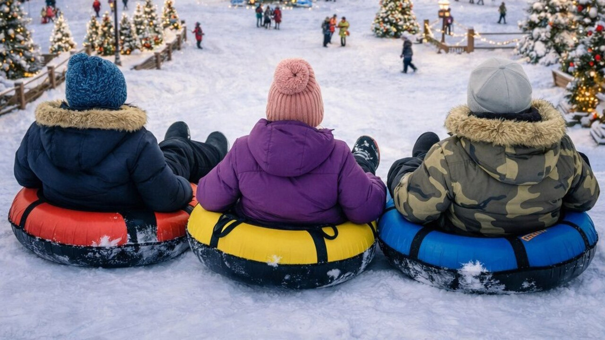    В Курске на Полугоре изменился график работы тюбинговой трассы