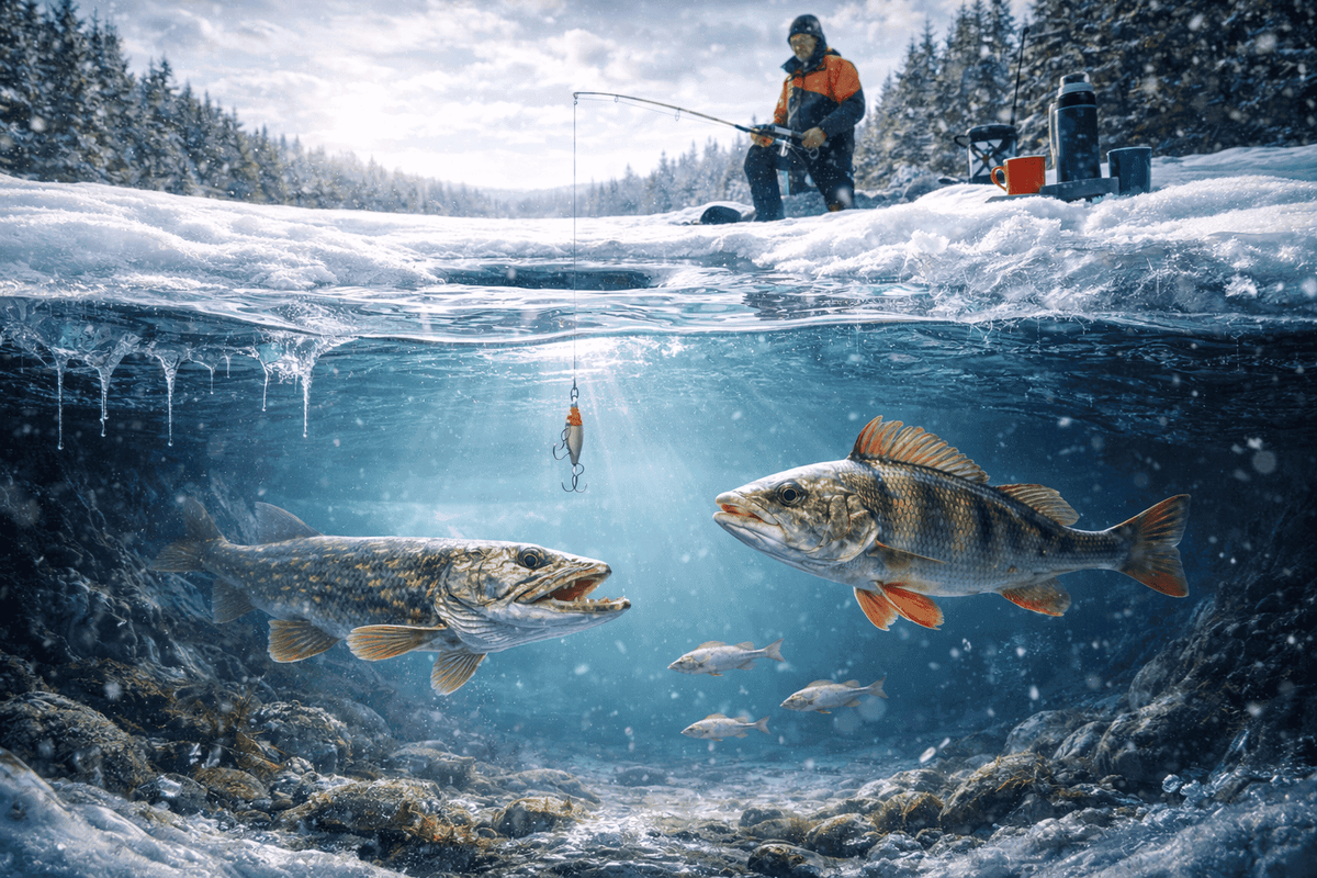    Для большинства пресноводных рыб средней полосы основной «щит» — физика воды и снижение метаболизма. А полярным и морским холодноводным видам помогают белки-антифризы в крови.