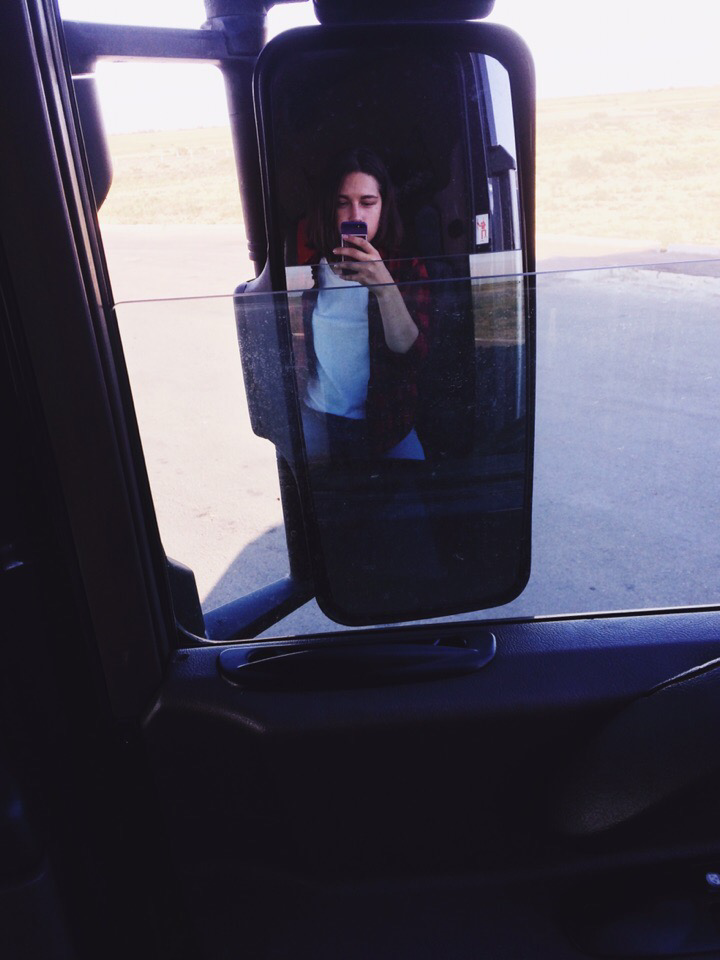 Фотка из фуры грузина по дороге в Казахстан 