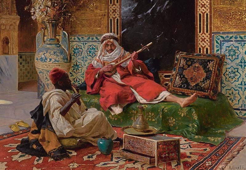 "Музыканты". Худ. Рудольф Эрнст. 