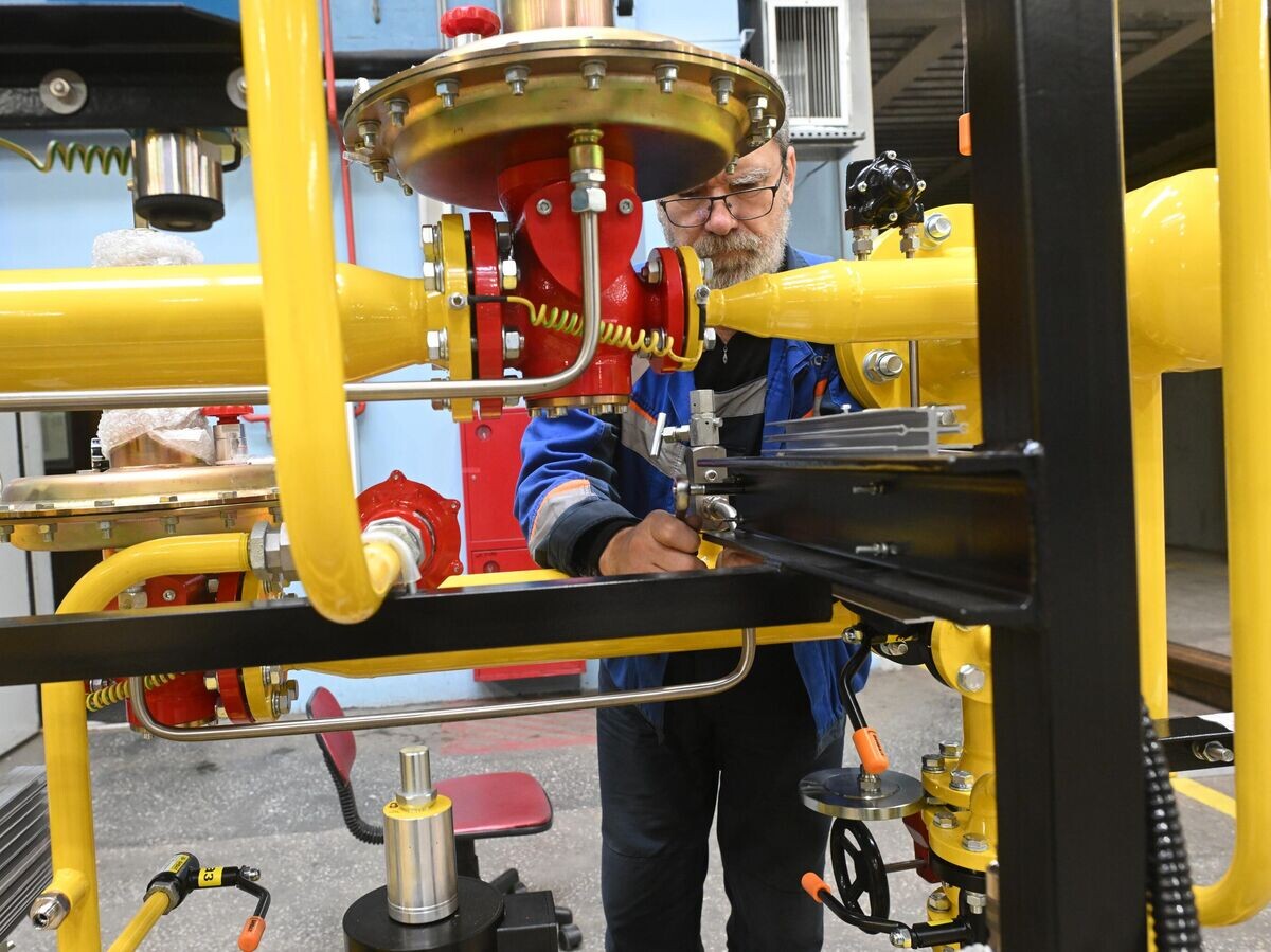    Сборка газорегуляторного пункта | © РИА Новости / Михаил Воскресенский