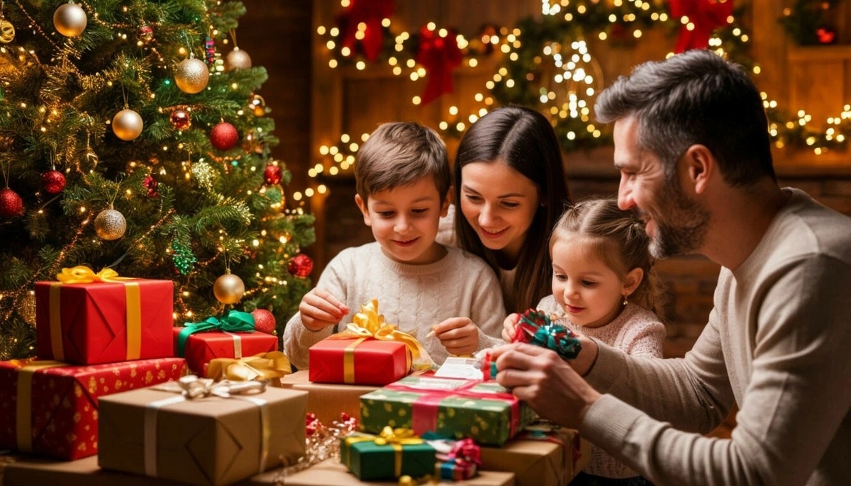 Новогодние подарки для семьи.