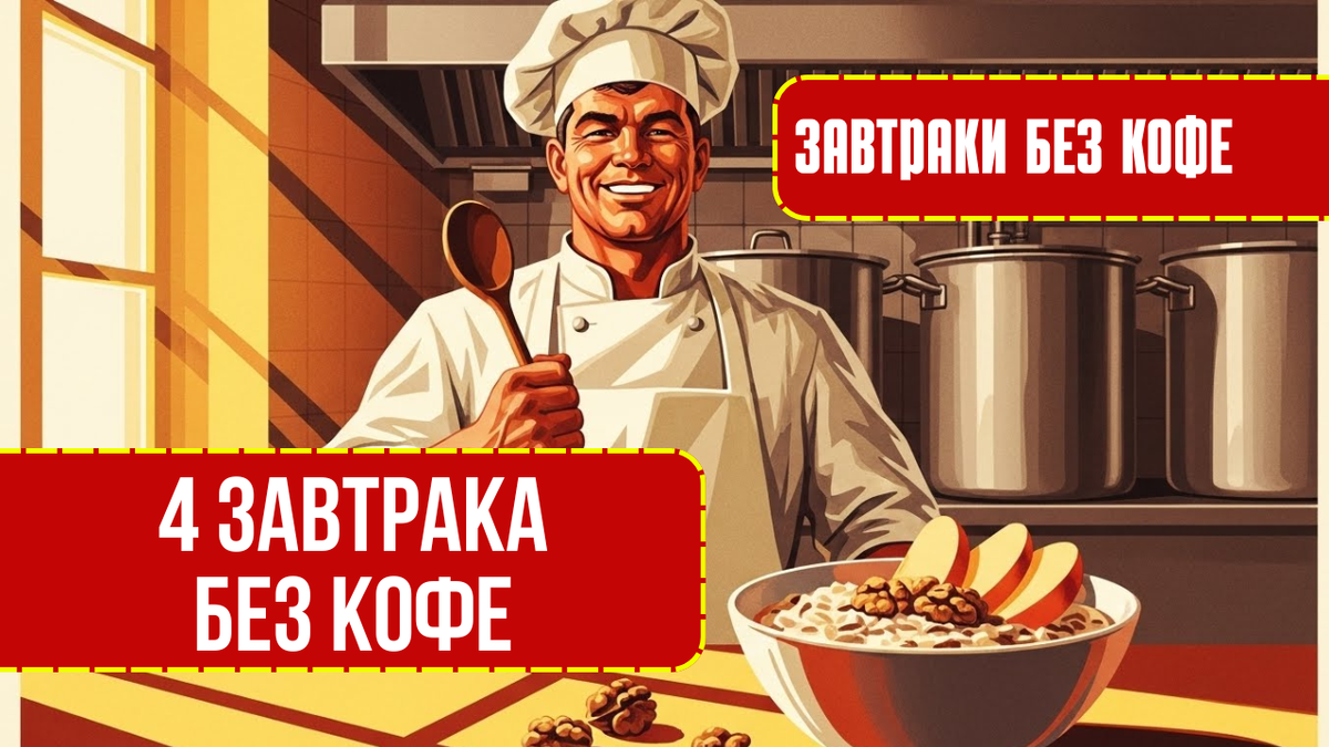 4 завтрака без кофе: энергия на весь день и настроение, которое не подведёт