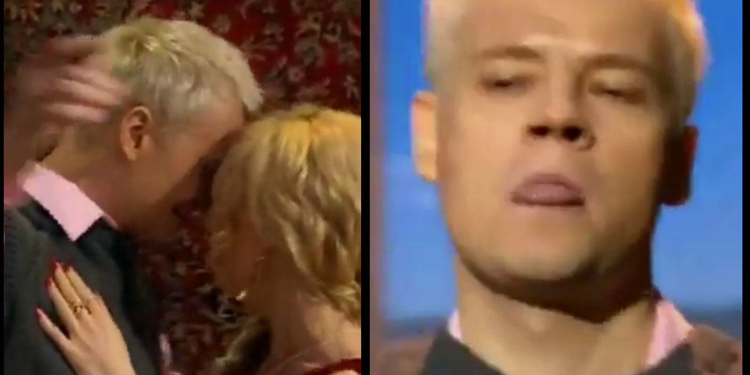 В конце видео Shaman просто запрыгнул на Екатерину и это показали по 1 кнопке. Народу это не понравилось.