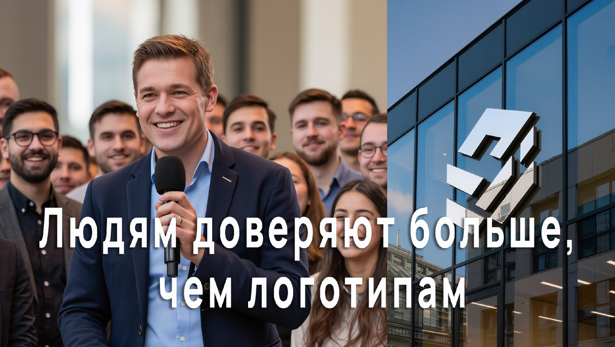 Сравнение личного бренда и корпоративного: теплое общение против строгого имиджа.