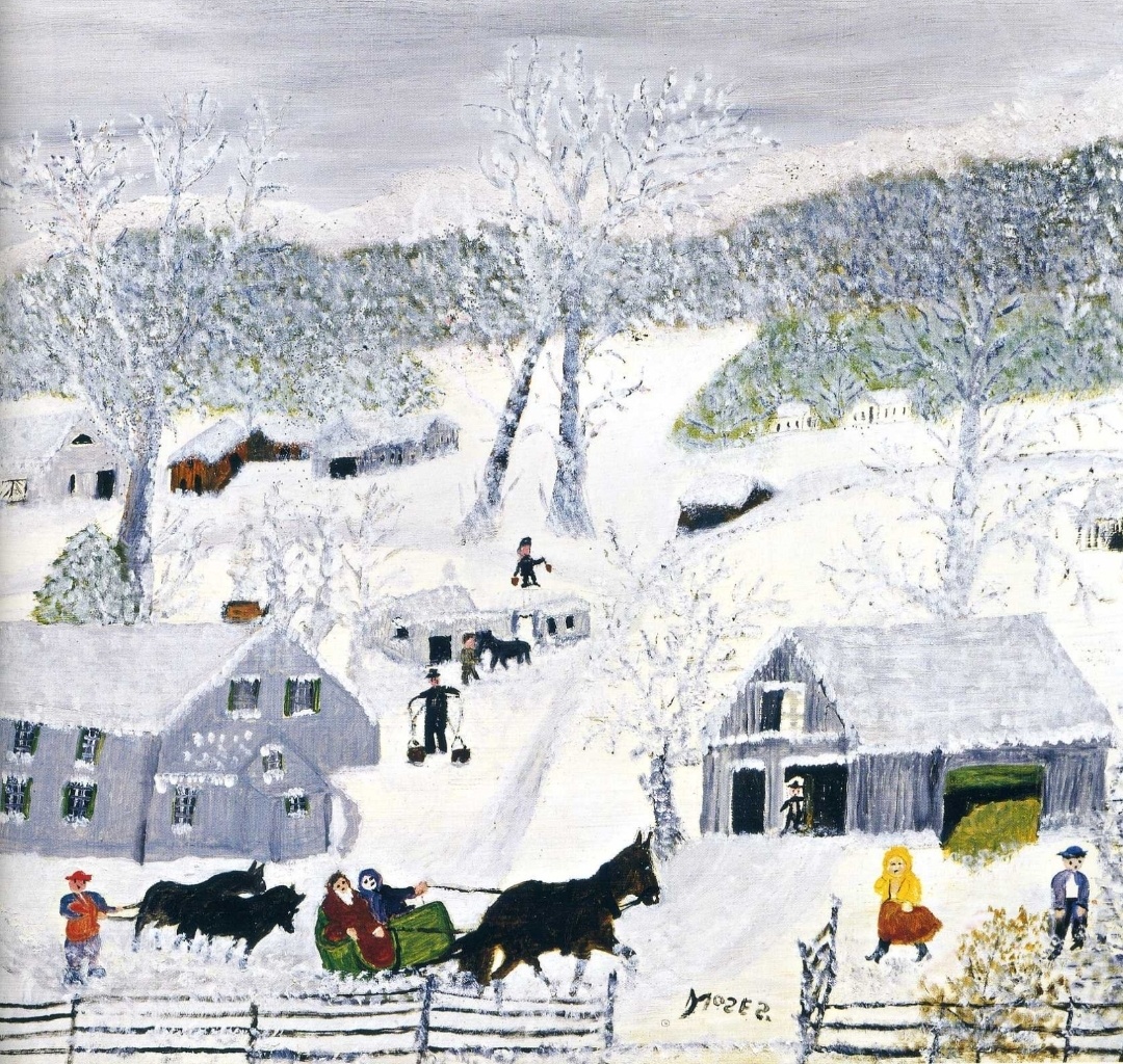 Картины художницы Анны Мэри Мозес