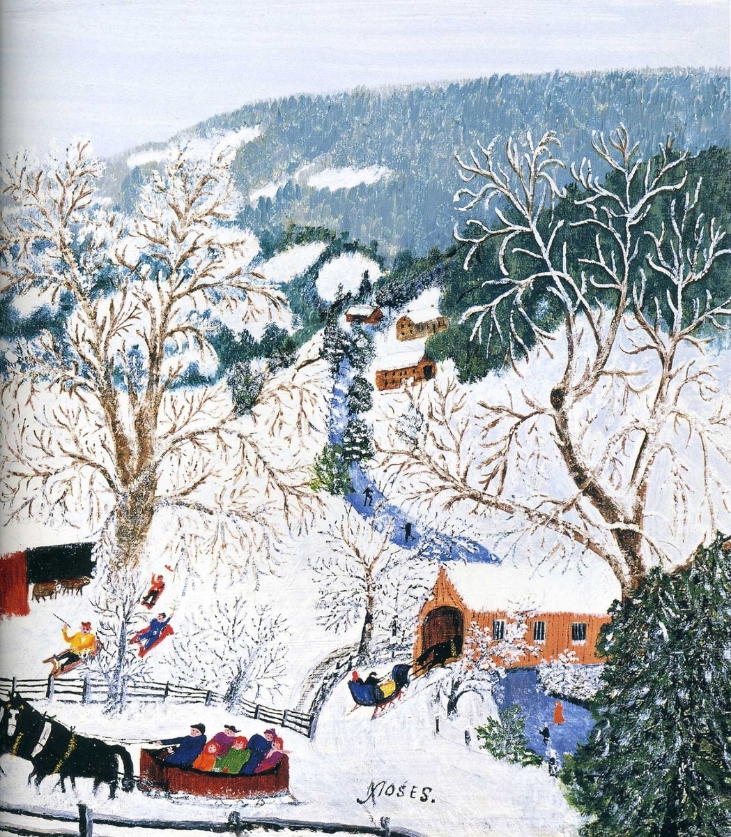 Картины художницы Анны Мэри Мозес