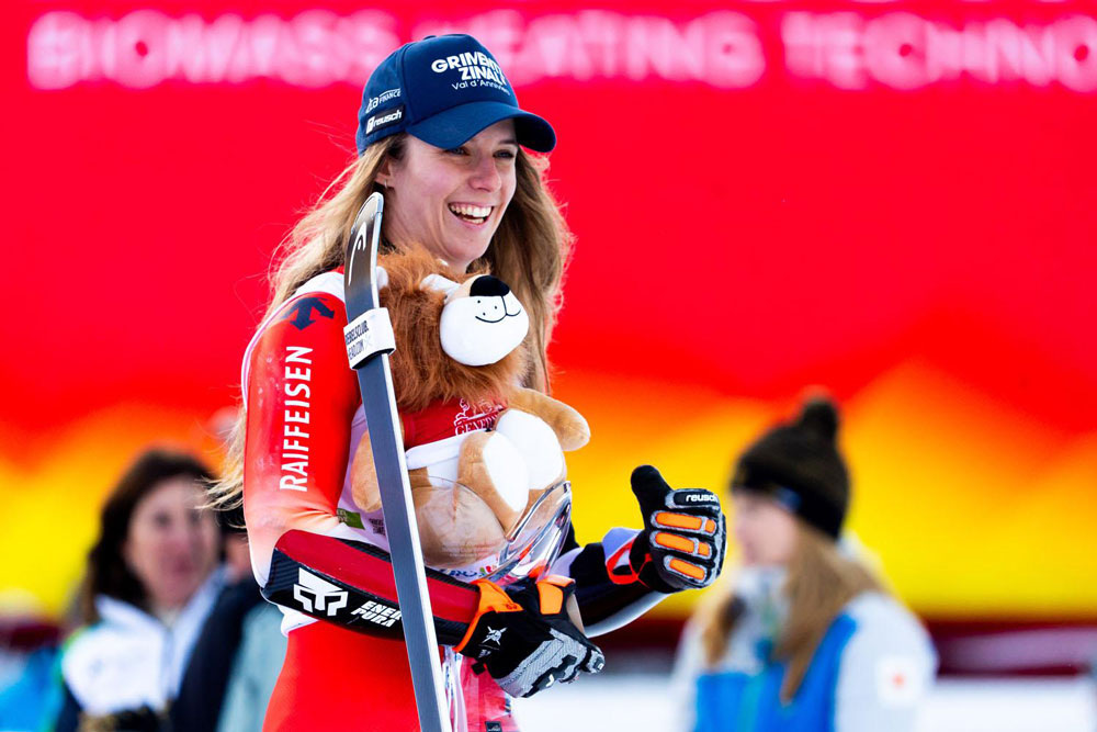 Камий Раст вчера впервые в карьере выиграла гигантский слалом 
