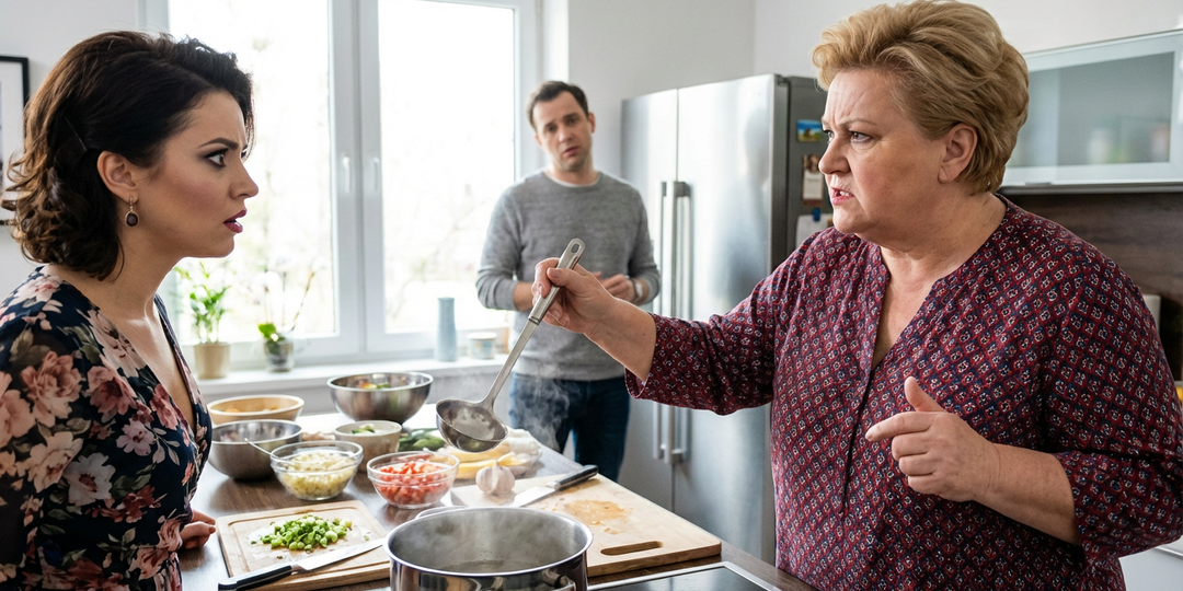 Свекровь решила командовать на моей кухне во время праздника – я молча убрала блюда и выключила плиту