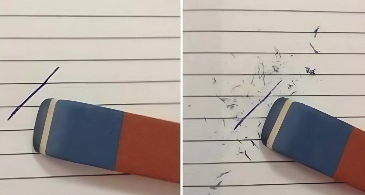    Стереть ручку ластиком не получится даже при большом желании