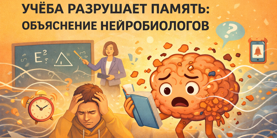 Почему в 2026 году обычная учёба разрушает память: объяснение нейробиологов