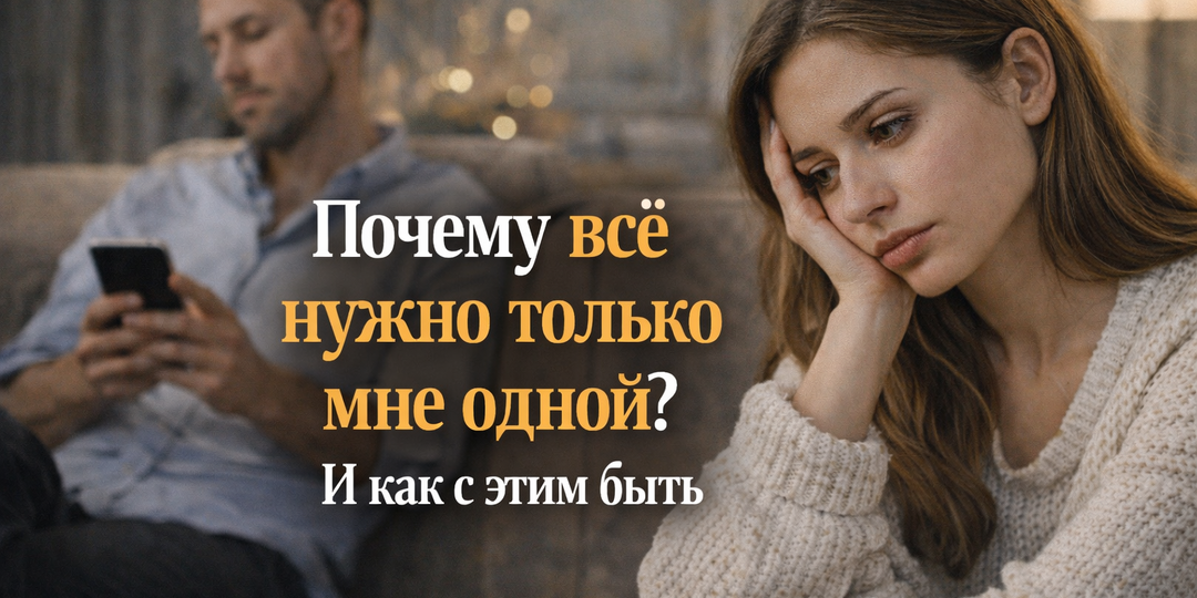💢 Почему всё нужно только мне одной? И как с этим быть