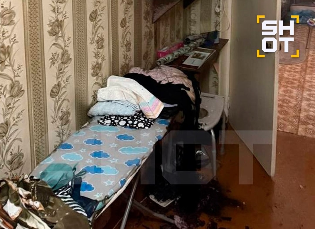    Никто из людей не пострадал, однако сгорела часть личных вещей жильца