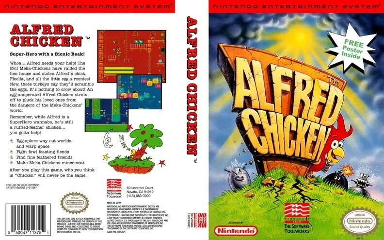 Alfred Chicken: Куриная одиссея на NES