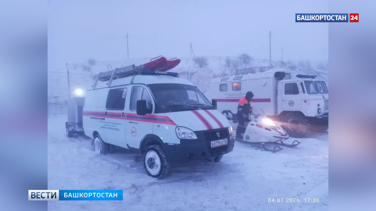    В Башкортостане на трассе М-5 развернули пункт обогрева