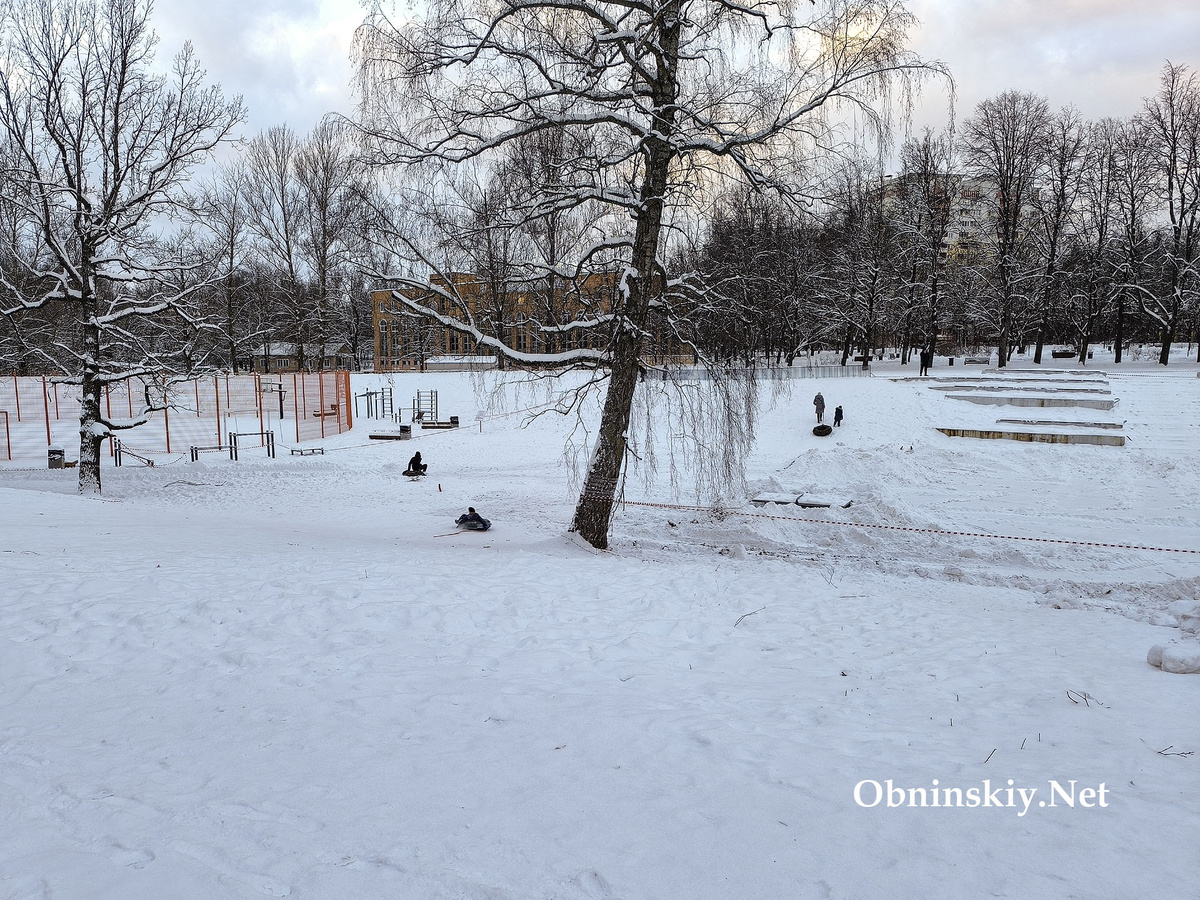 Катание в Репинском овраге запрещено