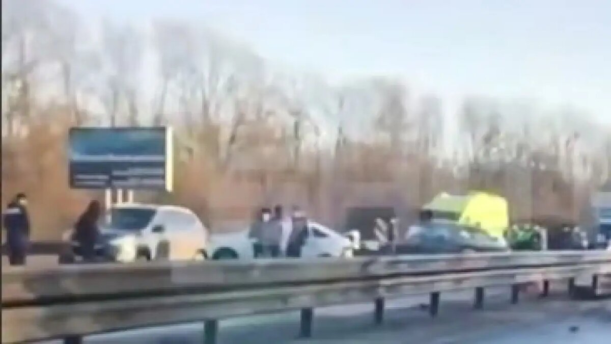    Авария на трассе М4 4 января © Telegram