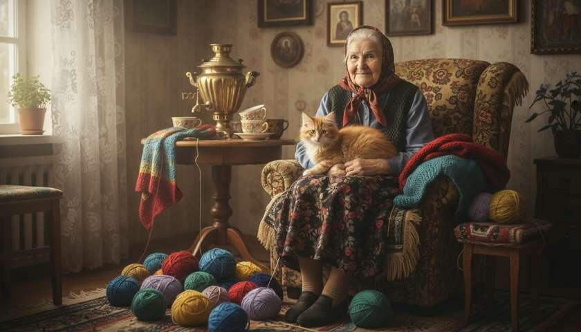 котенок для бабушки