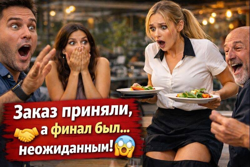🍽️ Обычный заказ в ресторане пошёл не по плану — реакция гостей бесценна 😱🤣