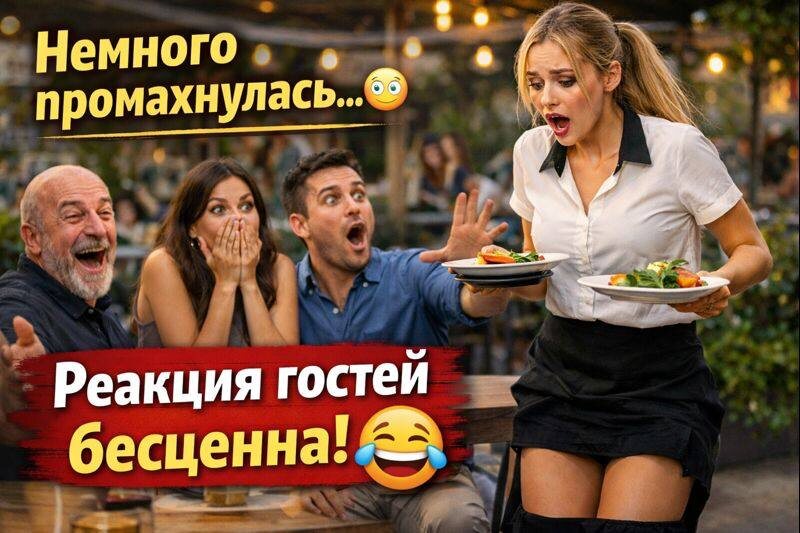 🍽️ Обычный заказ в ресторане пошёл не по плану — реакция гостей бесценна 😱🤣