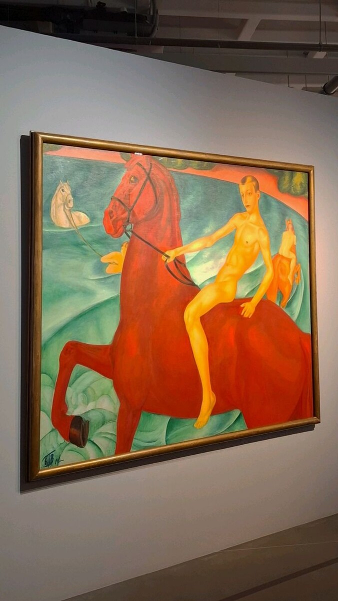 Спасибо Кузьме Сергеевичу, за лучшие картины на тему огненной лошади