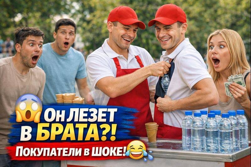 🧊💦 Взял бутылку… а она появилась ИЗ БРАТА! Люди в шоке 😱🤣
